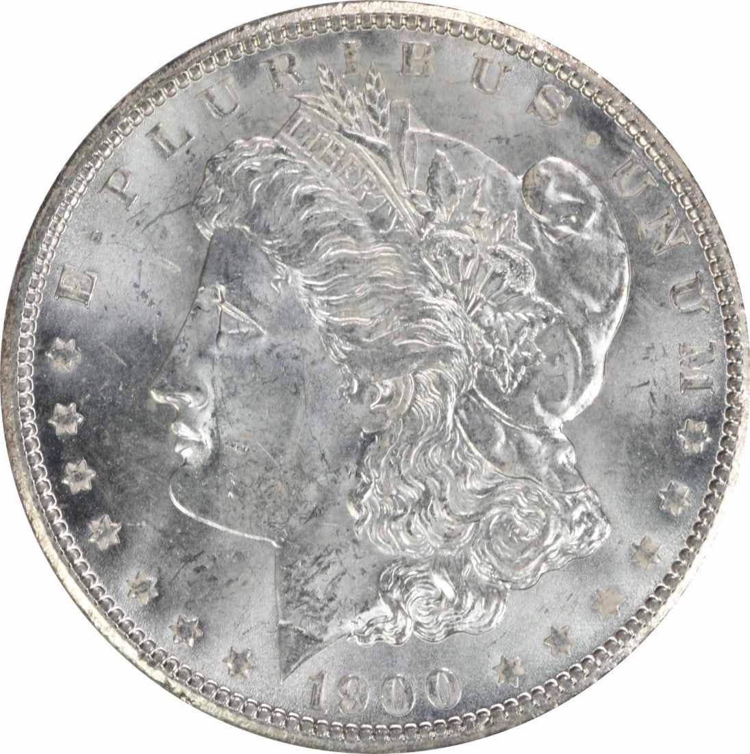 Morgan Silver Dollar Choice BU Uncertified: Morgan Silver Dollar Choice BU Uncertified Choice BU Uncertified Morgan Silver Dollar, minted in 1900, boasts an uncirculated condition and features a silver composition. This coin bears the signature