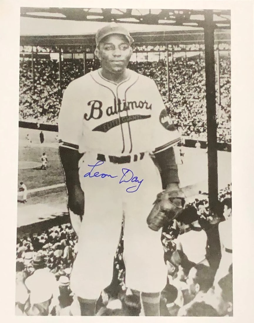 Autographed 8x10 Photo by Leon Day (1 of 1)