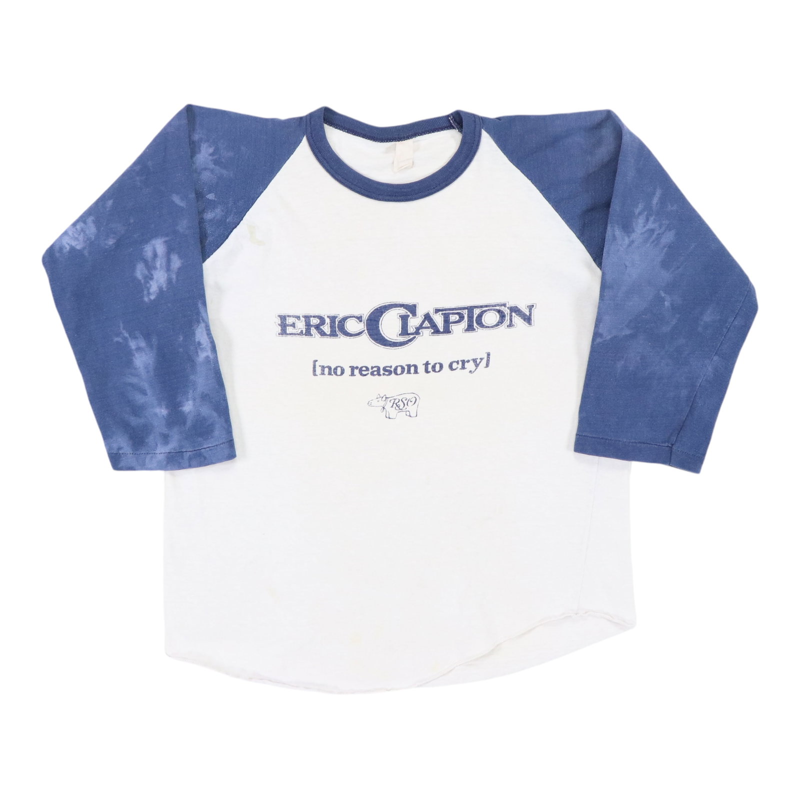 1976 Eric Clapton No Reason To Cry Promo Jersey Shirt: 1976 Eric Clapton No Reason To Cry Promo Jersey Shirt Authentic 1976 Eric Clapton No Reason To Cry Promo Jersey Shirt for sale. This rare promotional item features the iconic blues-rock artist on a