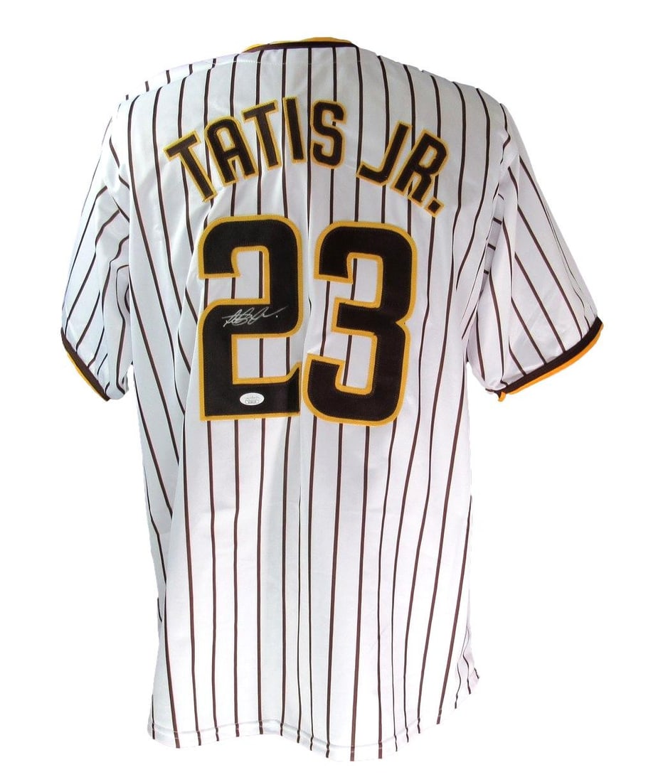 San Diego Padres Fernando Tatis Jr Autographed Baseball Jersey JSA 169651 (1 of 5)