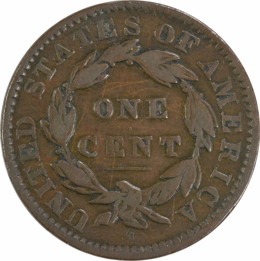 Uncertified 1834 Large Cent VF - 2