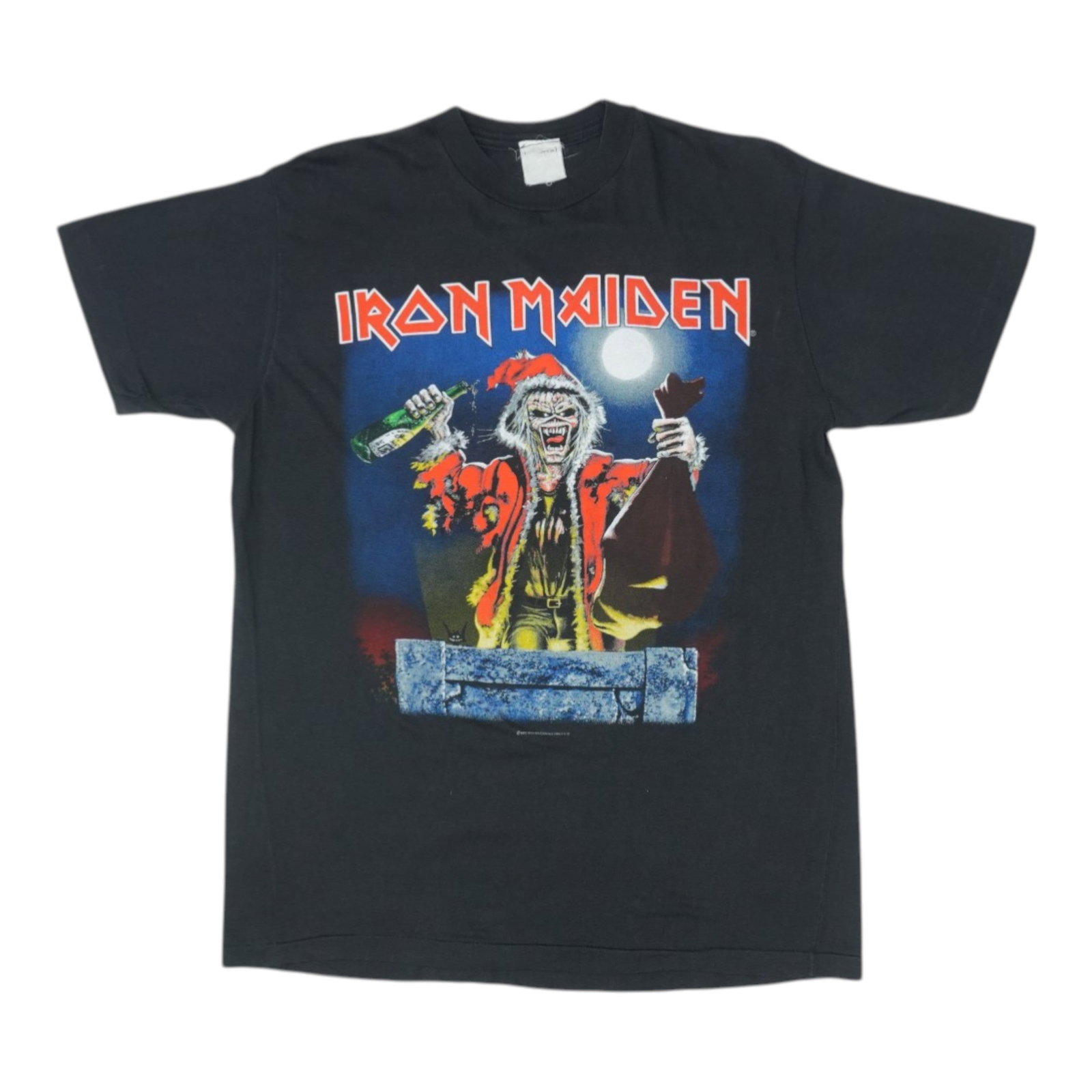 Iron Maiden 1990 No Prayer For Christmas Tour Shirt: Iron Maiden 1990 No Prayer For Christmas Tour Shirt A true piece of rock 'n' roll history, the Iron Maiden 1990 No Prayer For Christmas Tour Shirt is a rare and iconic souvenir from one of the most le