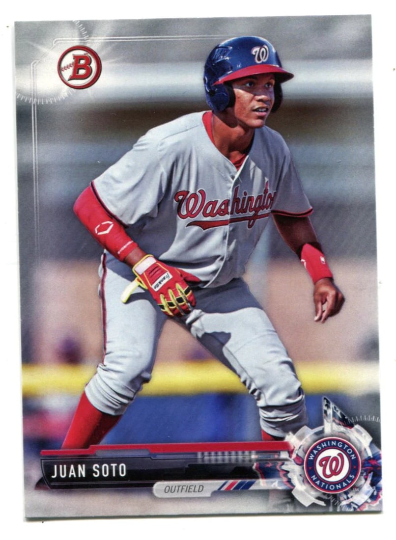 Soto Juan 2017 Bowman #BD162 Card: Soto Juan 2017 Bowman #BD162 Card Item Specifics: Juan Soto 2017 Bowman #BD162 Card Product Disclaimer: All collectibles are sold as-is; any grading given reflects opinion, not a guarantee. For inquir