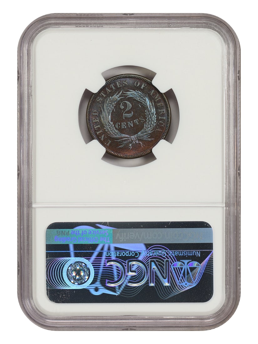 Two Cent Important Proof 1872 2C NGC PR67BN - 2