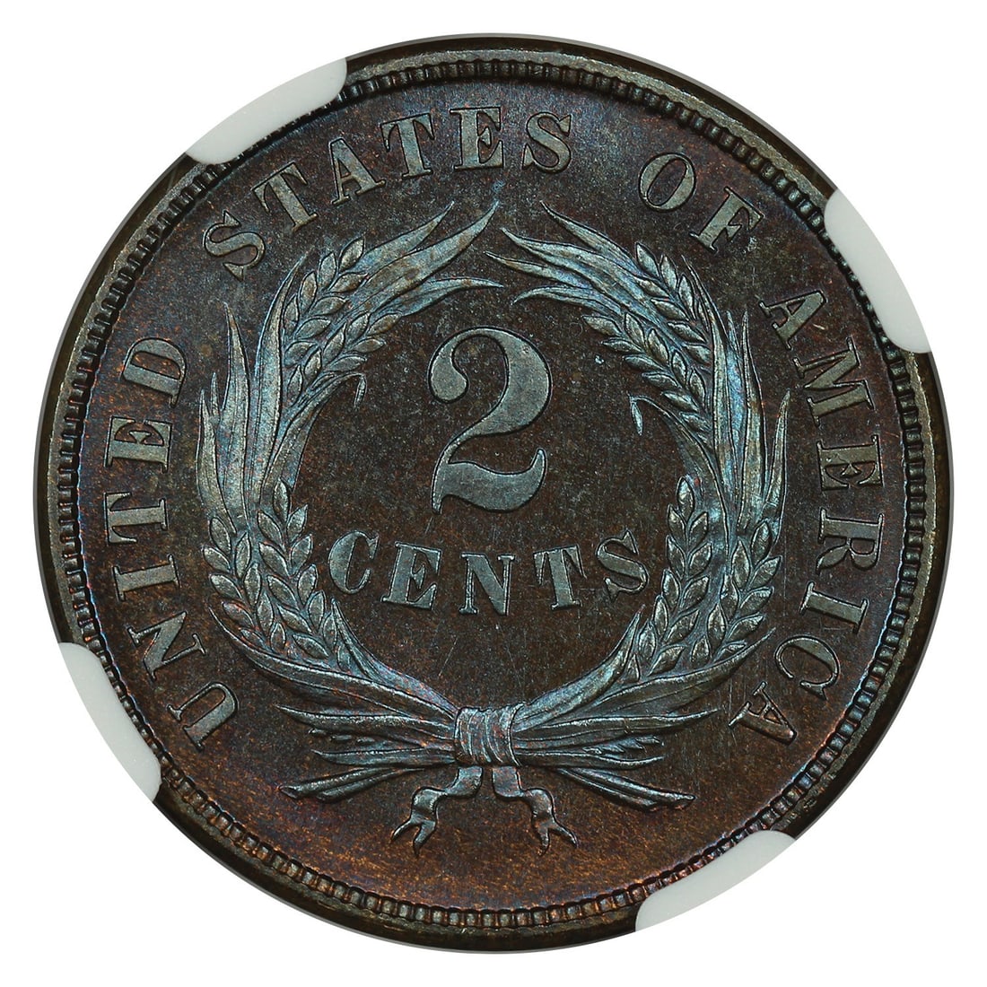 Two Cent Important Proof 1872 2C NGC PR67BN - 4