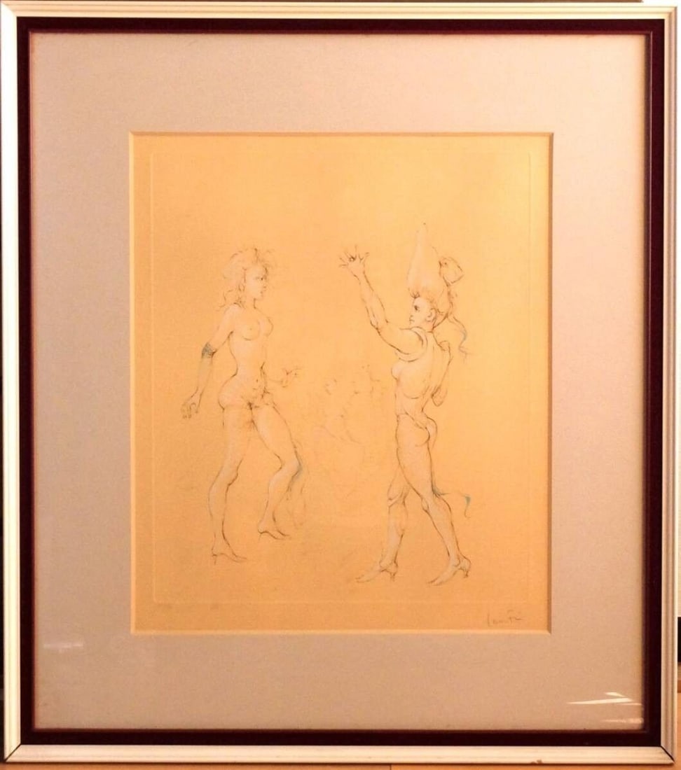 Leonor Fini Engraving Surrealist Etching Print Signed ED 104/ 250 Framed Vintage: Leonor Fini Engraving Surrealist Etching Print Signed ED 104/ 250 Framed Vintage Item Specifics: Artist: LEONOR FINI Unit Of Sale: Single Piece Signed By: LEONOR FINI Image Orientation: Portrait