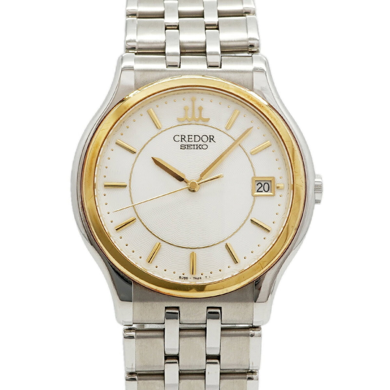 Seiko Wristwatch: Seiko Wristwatch Stainless steel band adds durability to this silver-dial Seiko wristwatch, featuring a quartz movement and compact case diameter of 35mm. The sleek design makes it suitable for
