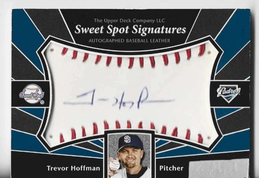 Trevor Hoffman 2004 Upper Deck Sweet Spot Signatures #SS-HO Autograph Card (1 of 1)