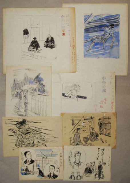 Kimura Shohachi 13 Hand Drawn Original Illustrations Nikuhitsu Art: Kimura Shohachi 13 Hand Drawn Original Illustrations Nikuhitsu Art Item Specifics: Artist: Shohachi Kimura Subject: Illustrations / Figures Material: Ink and Paper Style: Japanese Year Of Production: 