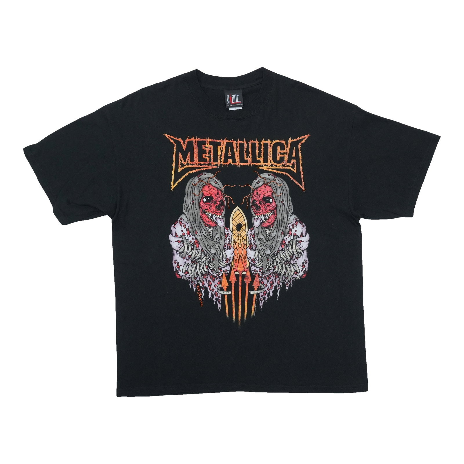 Metallica Sanitarium Shirt Summer 2003 Tour: Metallica Sanitarium Shirt Summer 2003 Tour Metallica's iconic Sanitarium shirt from their summer 2003 tour is a must-have for fans. Featuring the band's signature metal aesthetic, this vintage tee sh
