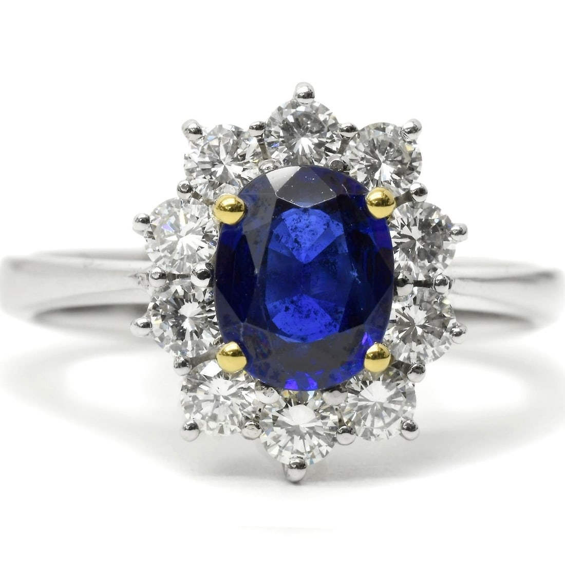 Picchiotti 18k White Gold Blue Sapphire 0.99ct Diamond 0.52ct Cocktail Ring: Picchiotti 18k White Gold Blue Sapphire 0.99ct Diamond 0.52ct Cocktail Ring Item Specifics: Antique: No Shape: Oval Occasion: Anniversary Birthday Christening Christmas Engagement Graduation Mother's 