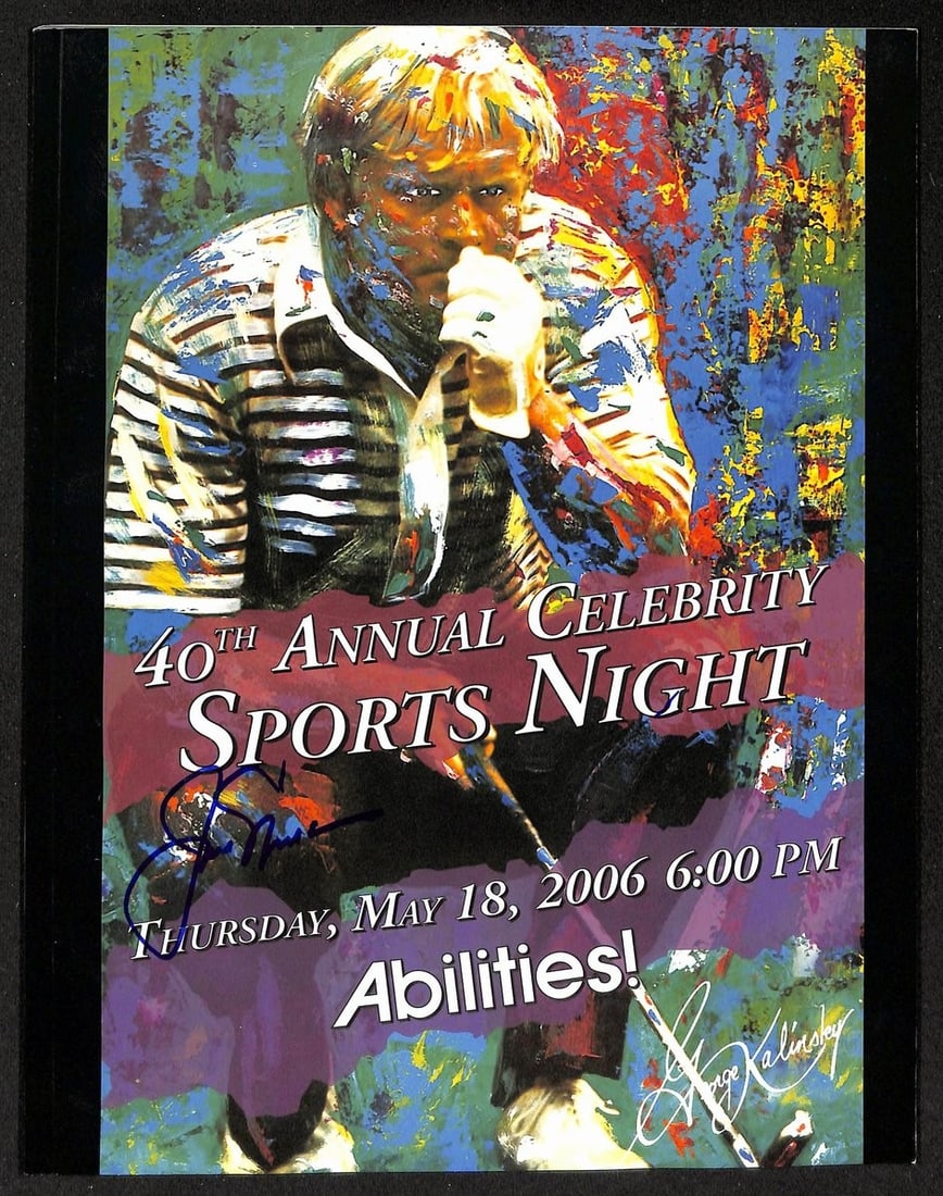 Jack Nicklaus Signed/ Auto 5/ 18/ 2006 Celebrity Sports Night Program JSA 207924: Jack Nicklaus Signed/ Auto 5/ 18/ 2006 Celebrity Sports Night Program JSA 207924 Item Specifics: Original/Reprint: Original Product: Magazine Sport: Golf Product Disclaimer: Not affiliated with any