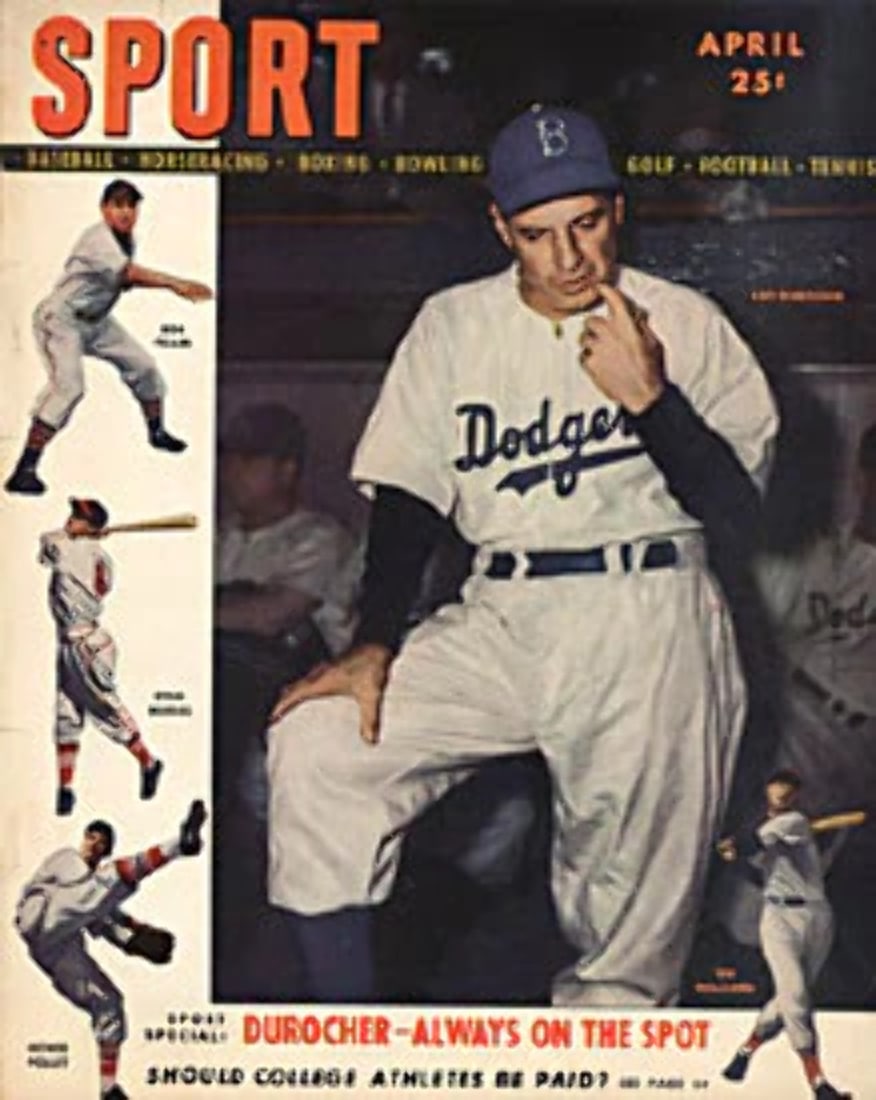 Sport Magazine - Leo Durocher Brooklyn Dodgers Cover - April 1947 (1 of 1)