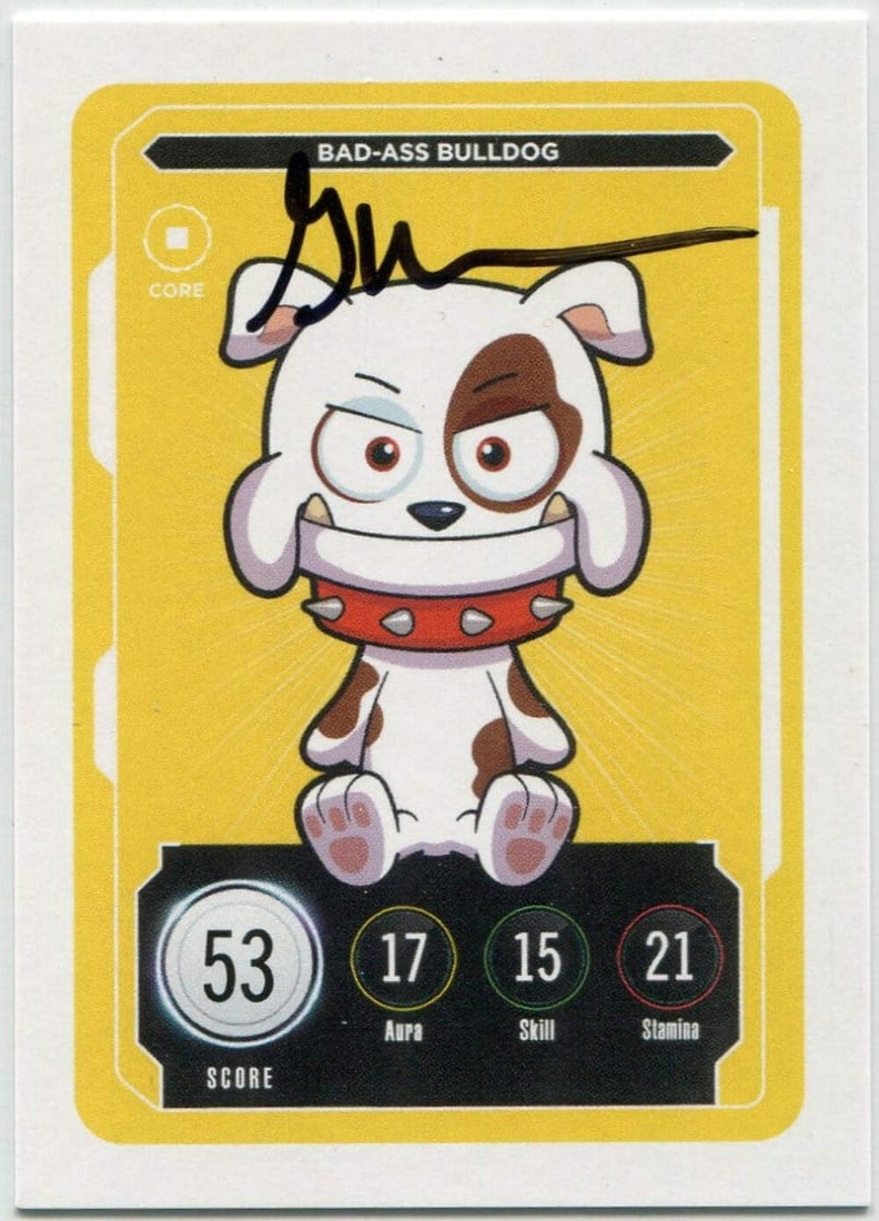 Gary "Vee" Vaynerchuk 2022 VeeFriends Bad-Ass Bulldog Autographed Card (JSA) (1 of 3)