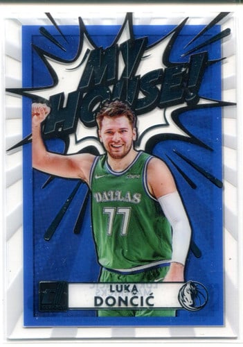 Clearly My House 2021 Doncic Luka Donruss: Clearly My House 2021 Doncic Luka Donruss Luka Doncic 2021 Donruss Clearly My House Card features the star player from the Dallas Mavericks, showcasing his skills on the court. This card highlights a 