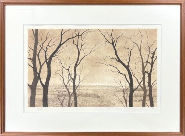 Ryohei Tanaka Setting Sun Etching 1987 Signed ED 47/ 100 Framed Authentic Art: Ryohei Tanaka Setting Sun Etching 1987 Signed ED 47/ 100 Framed Authentic Art Item Specifics: Unit Of Sale: Single Piece Artist: Ryohei Tanaka Size: Medium Region Of Origin: Japan Framing: Framed Pers