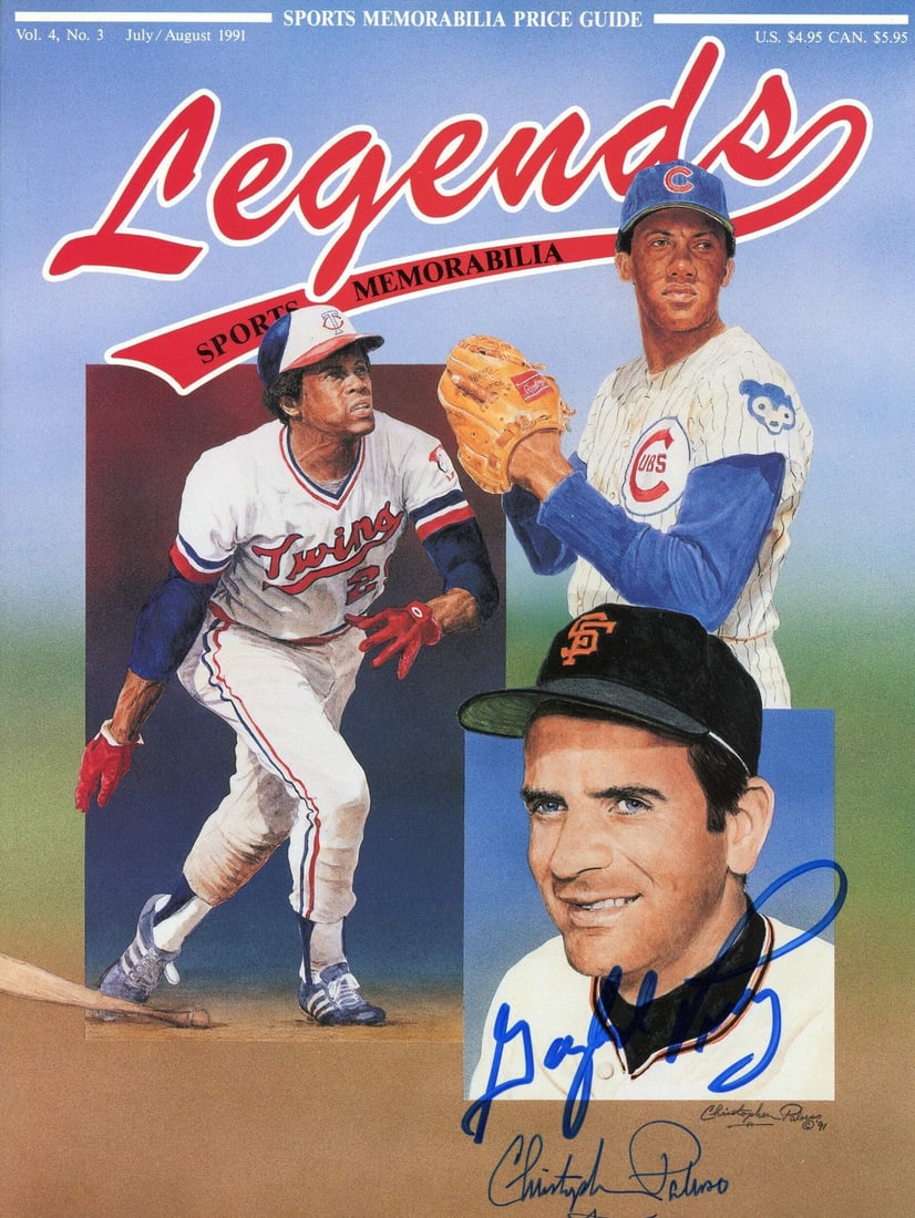 Perry Gaylord Autographed Sports Legends Memorabilia Magazine (1 of 1)