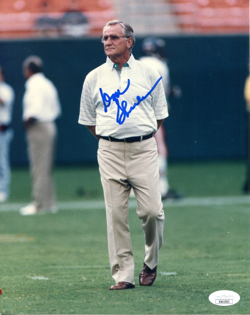 Don Shula Autographed 8x10 Photo (JSA) (1 of 2)