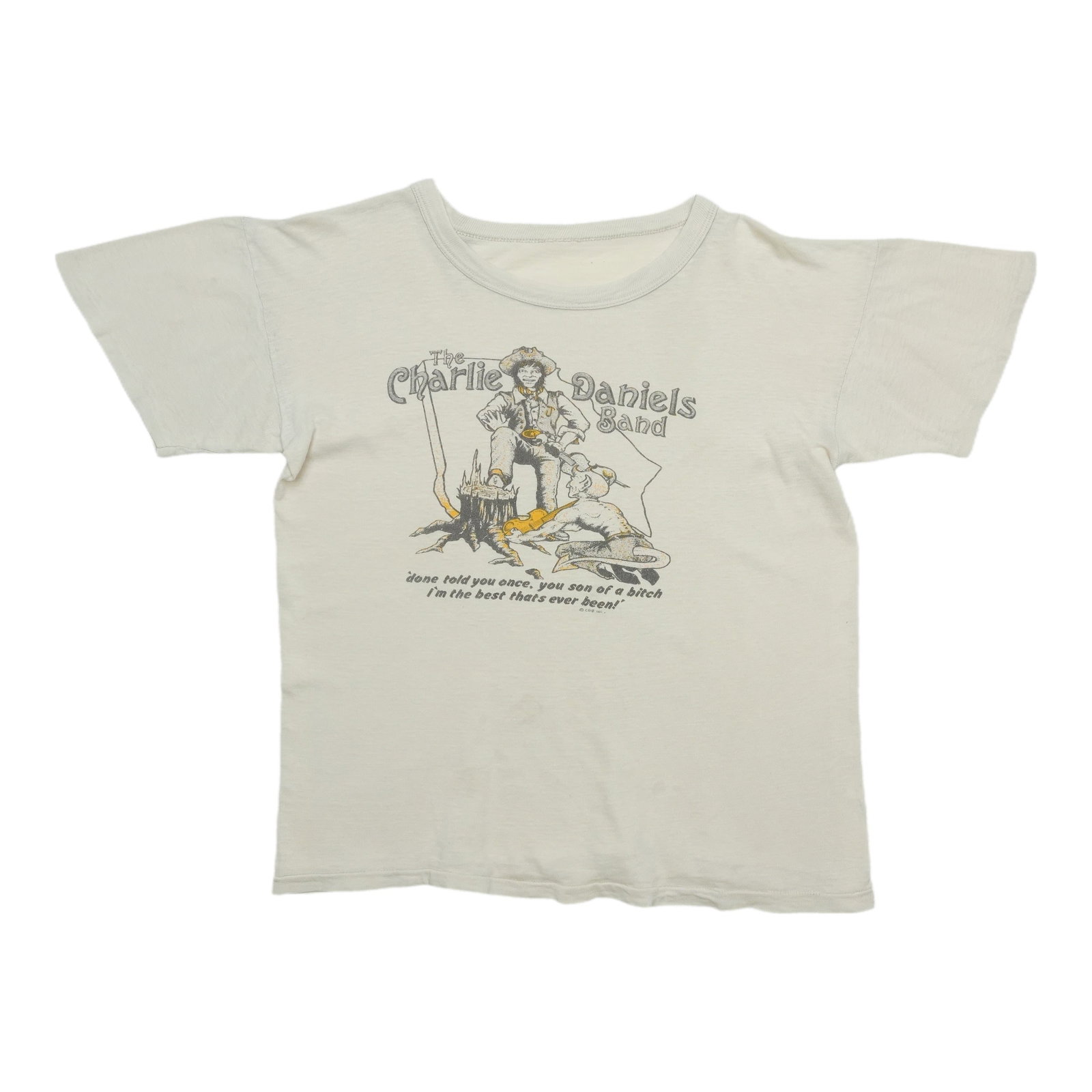 Charlie Daniels Band Shirt 1970s: Charlie Daniels Band Shirt 1970s Authentic Charlie Daniels Band shirt from the 1970s, featuring iconic graphics and design elements. This vintage tee is a must-have for fans of the legendary musician