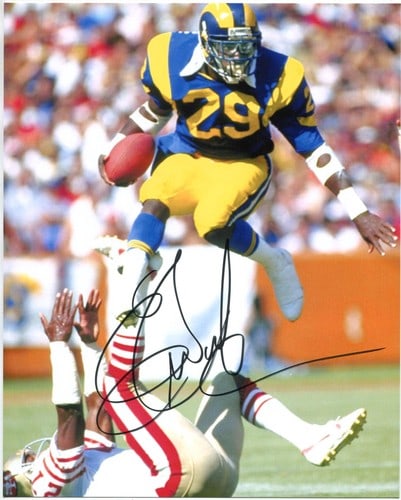 Eric Dickerson Autographed 8x10 Football Photo (1 of 1)