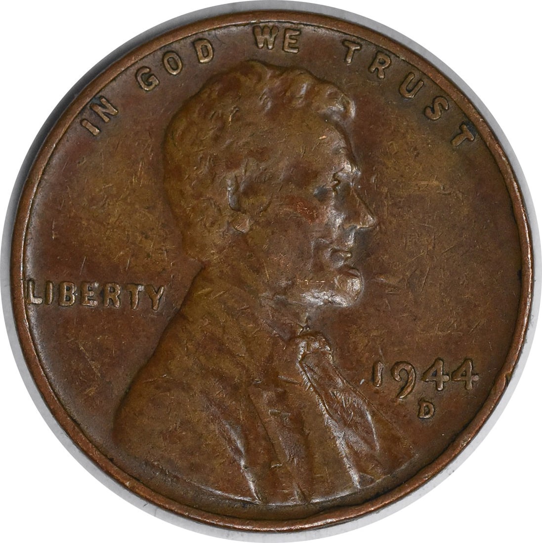 S Lincoln Cent OMM 1944-D/ 1 FS-511 EF Uncertified: S Lincoln Cent OMM 1944-D/ 1 FS-511 EF Uncertified EF Uncertified 1944-D Lincoln Cent OMM, featuring the iconic design by Victor David Brenner, showcases its crisp details and well-preserved condition