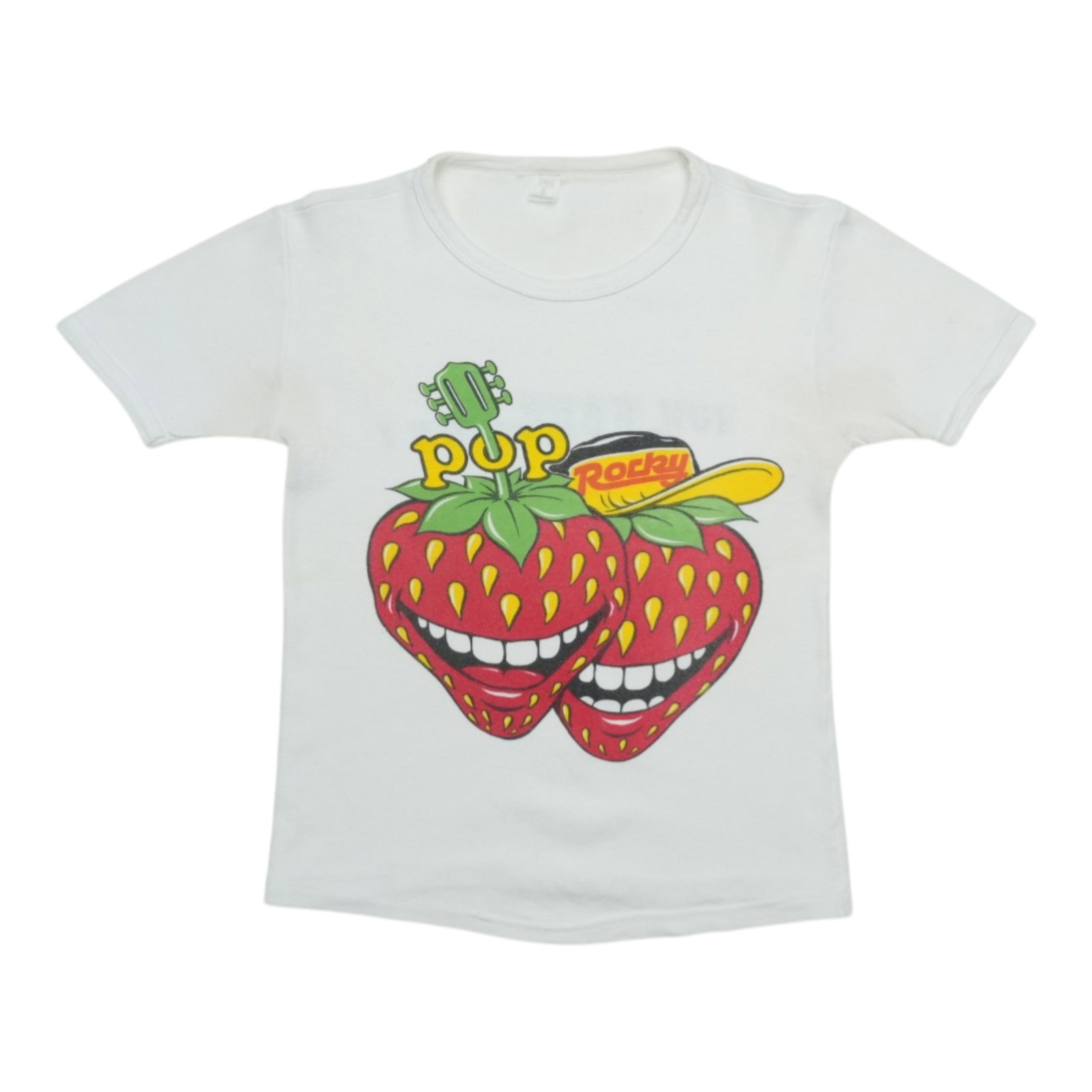 1970s Pop Rocky Magazine Shirt: 1970s Pop Rocky Magazine Shirt Vintage charm awaits in this iconic 1970s Pop Rocky magazine shirt, featuring bold graphics and photographs from the era's most influential music publication. With its r