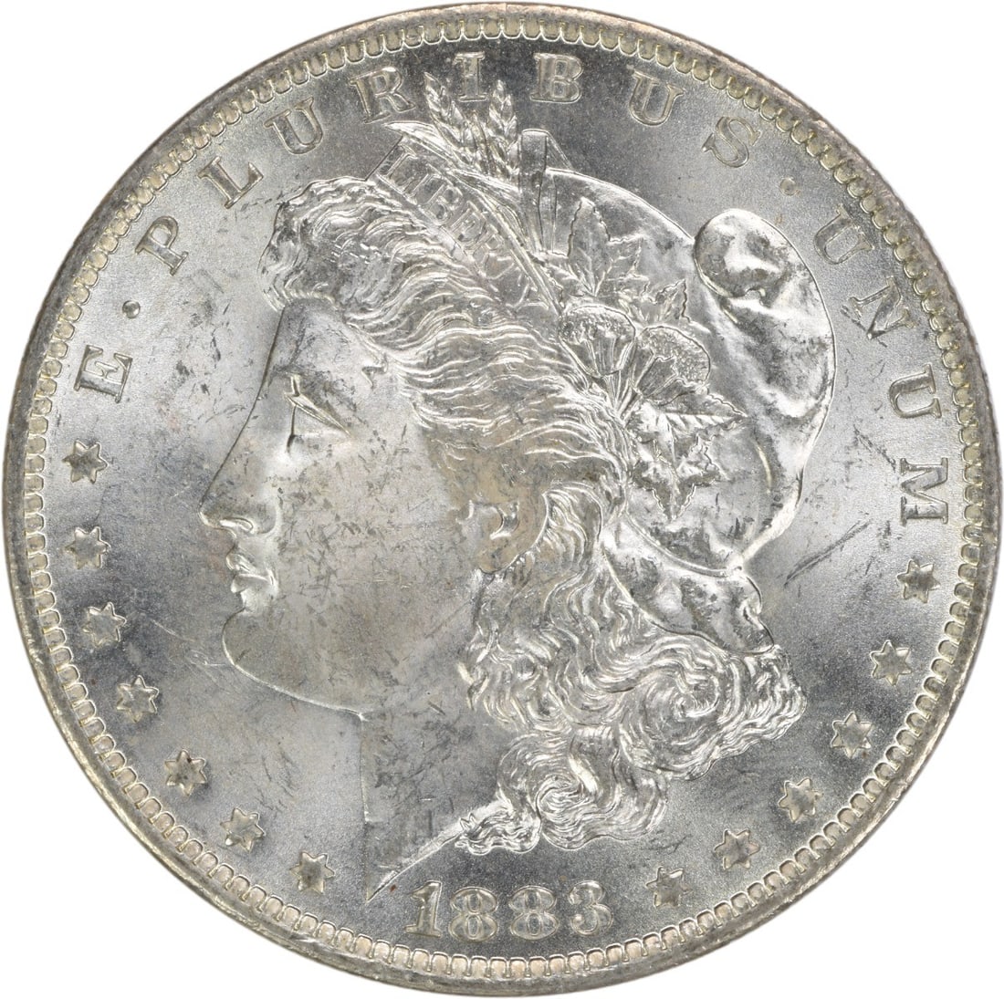 Morgan Silver Dollar Choice BU Uncertified 1883 (1 of 2)