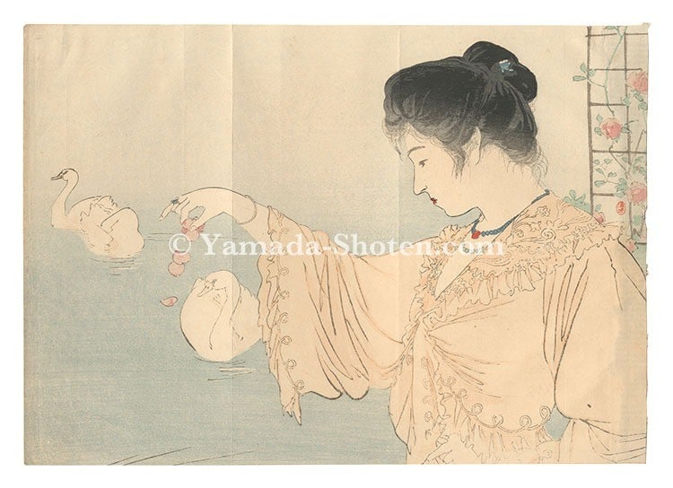 Kaburaki Kiyokata Woodblock Print Kuchi e Bungei Kurabu 1906 Antique Art: Kaburaki Kiyokata Woodblock Print Kuchi e Bungei Kurabu 1906 Antique Art Item Specifics: Artist: Kaburaki Kiyokata Subject: Literary Illustration Material: Paper Style: Japanese Size: 20.9 x 29.5 cm