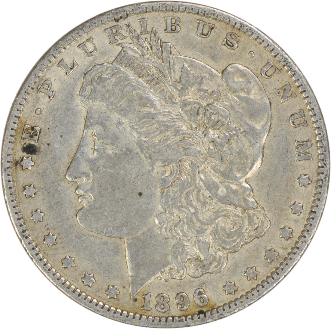 1896-O Morgan Silver Dollar EF Uncertified: 1896-O Morgan Silver Dollar EF Uncertified The 1896-O Morgan Silver Dollar EF Uncertified boasts an impressive silver composition and reeded edge, making it a standout among circulated coins. With its