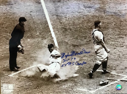 Irvin Monte Autographed Baseball Photo (1 of 1)