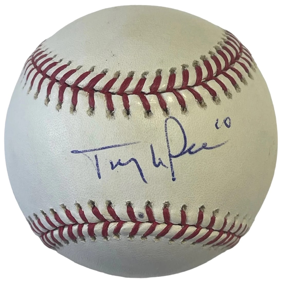 Tony LaRussa Autographed Official Major League Baseball: Tony LaRussa Autographed Official Major League Baseball Item Specifics: Signed in blue pen across the sweet spot on Offical Allan Seligbaseball This Autographed baseball is authenticated by . Product