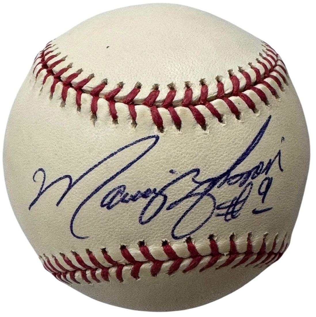 Major League Official Baseball Autographed Marquis Grissom: Major League Official Baseball Autographed Marquis Grissom Marquis Grissom's blue pen signature across the sweet spot on an Official Allan Selig baseball adds a touch of authenticity to this rare