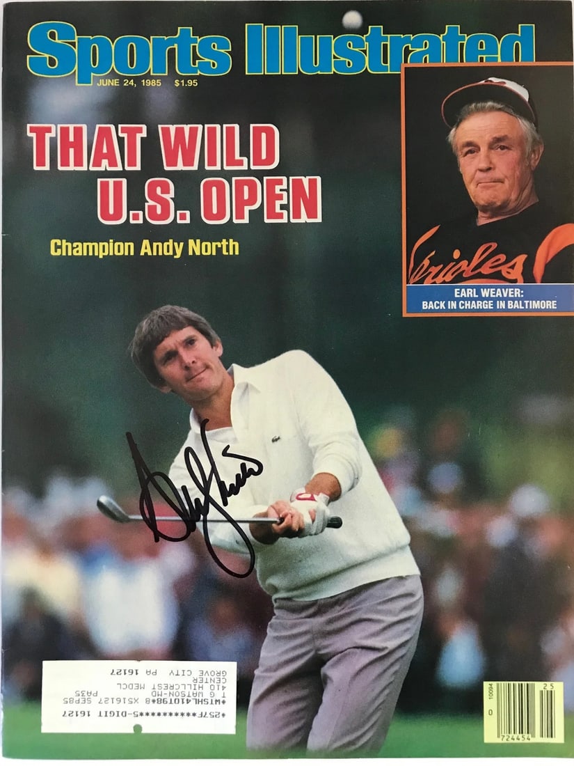 Andy North Signed Sports Illustrated - June 24 1985 (1 of 2)