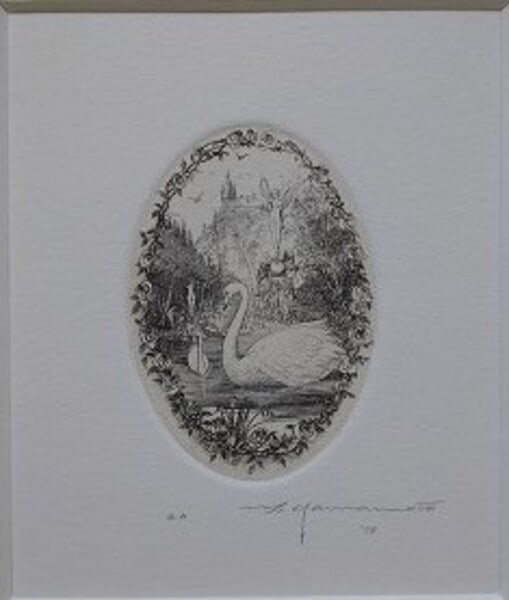 Mutsuo Yamamoto Signed Copperplate Engraving Swan 1976 EA Artist Proof Print: Mutsuo Yamamoto Signed Copperplate Engraving Swan 1976 EA Artist Proof Print Item Specifics: Artist: Mutsuo Yamamoto Subject: Surrealism Material: Paper Style: Japanese Size: 26.7 x 22.5 cm Year Of