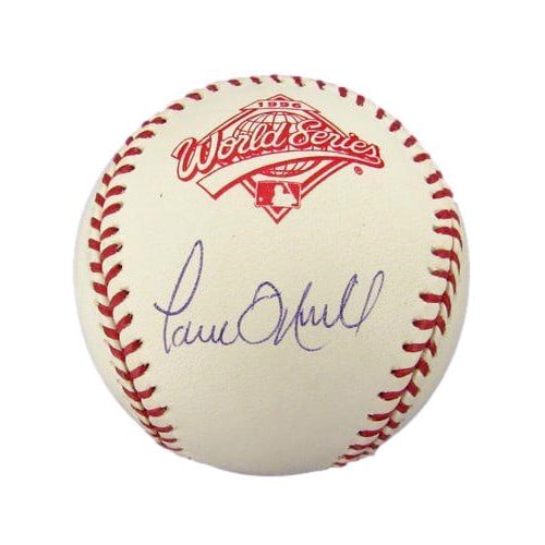 Paul O'Neill Signed/ Auto 1996 World Series Baseball Yankees Steiner 190570: Paul O'Neill Signed/ Auto 1996 World Series Baseball Yankees Steiner 190570 Signed by Paul O'Neill, the former General Manager and President of the New York Yankees, this 1996 World Series baseball fe