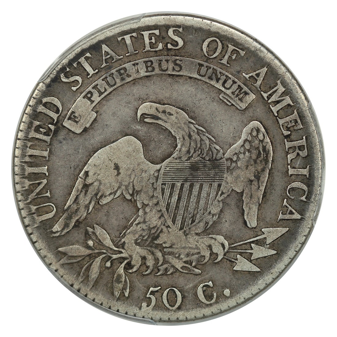 PCGS Fine 50C Half Dollar Capped Bust - 4