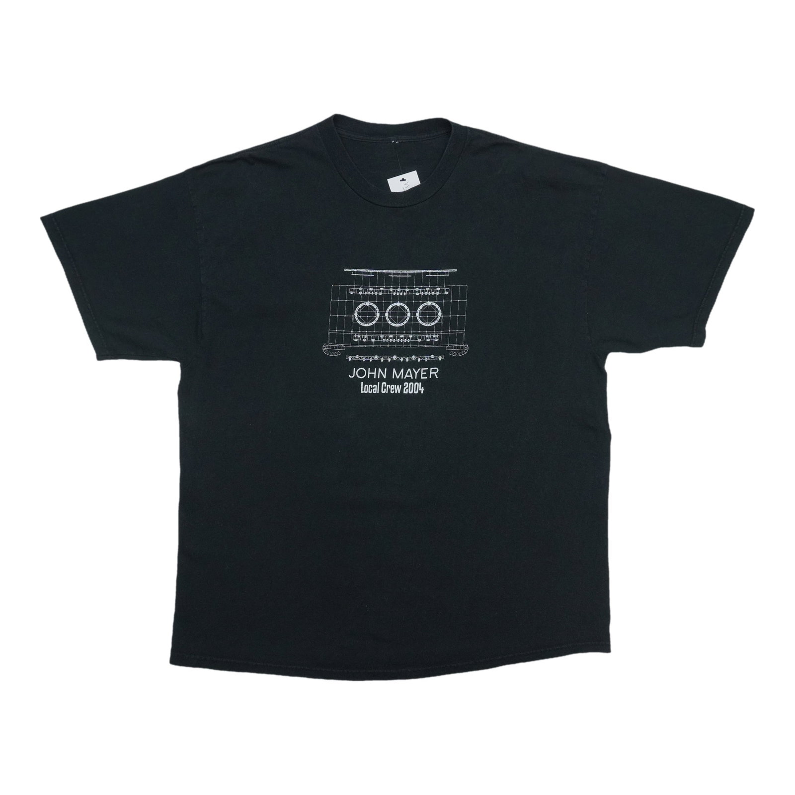 John Mayer Local 2004 Crew Shirt: John Mayer Local 2004 Crew Shirt Authentic John Mayer Local 2004 Crew Shirt. This vintage crew shirt features the iconic band's logo and design, a nostalgic reminder of the early 2000s music scene. A