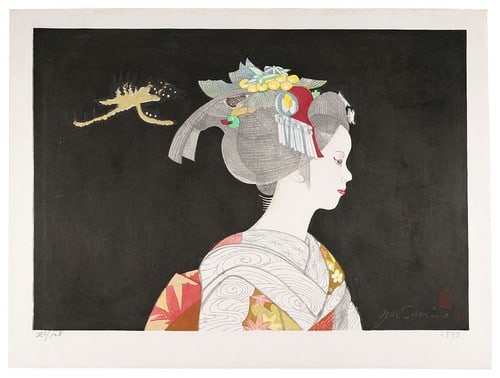 Junichiro Sekino Woodblock Print Daimonji 1973 Signed Limited Ed 128: Junichiro Sekino Woodblock Print Daimonji 1973 Signed Limited Ed 128 Item Specifics: Artist: Junichiro Sekino Subject: Kyoto Fire Festival Material: Paper Style: Japanese Size: 47 x 68 cm Year Of Prod