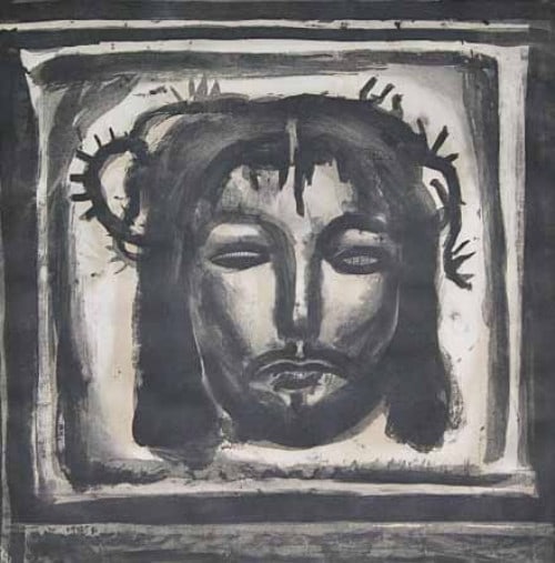 Georges Rouault Miserere 33 Etching Signed Framed With Box Yellow storage sleeve (1 of 7)