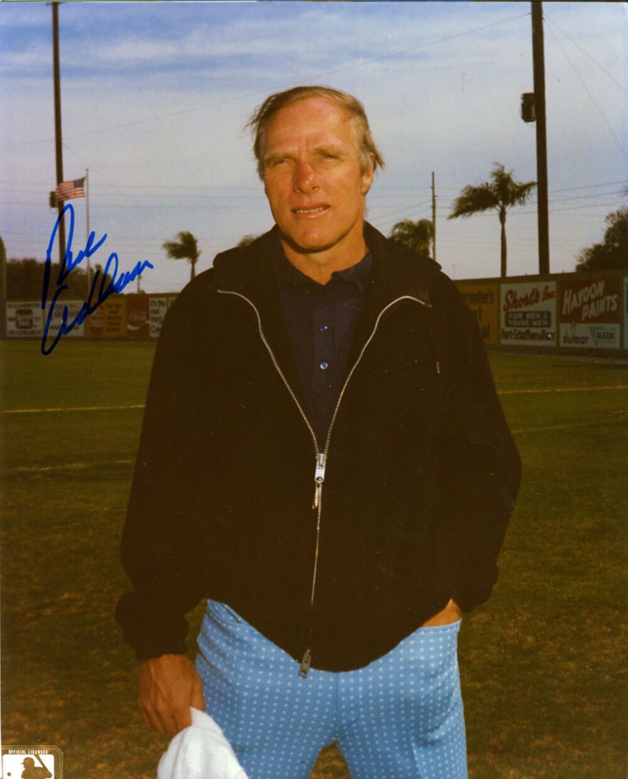 Richie Ashburn Casual 8x10 Autographed Photo: Richie Ashburn Casual 8x10 Autographed Photo Richie Ashburn's casual 8x10 autographed photo bears his signature in blue ink, a rare and unique piece for baseball enthusiasts. In good condition with a 