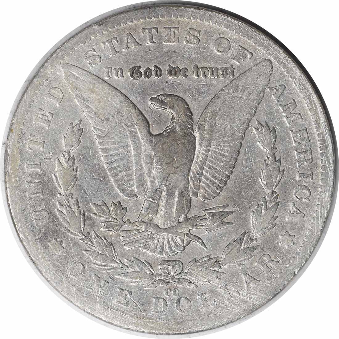 1892-CC Morgan Silver Dollar VG Uncertified - 2