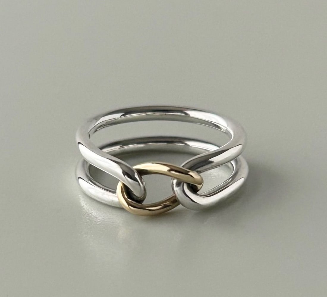 Georg Jensen No.A240 Andreas Mikkelsen Sterling Silver Ring US5-5.5 in Rare: Georg Jensen No.A240 Andreas Mikkelsen Sterling Silver Ring US5-5.5 in Rare Item Specifics: Brand: Georg Jensen Ring Size: 5-5.5 Type: Ring Metal Purity: 925 Color: Silver Gold Base Metal: Sterling