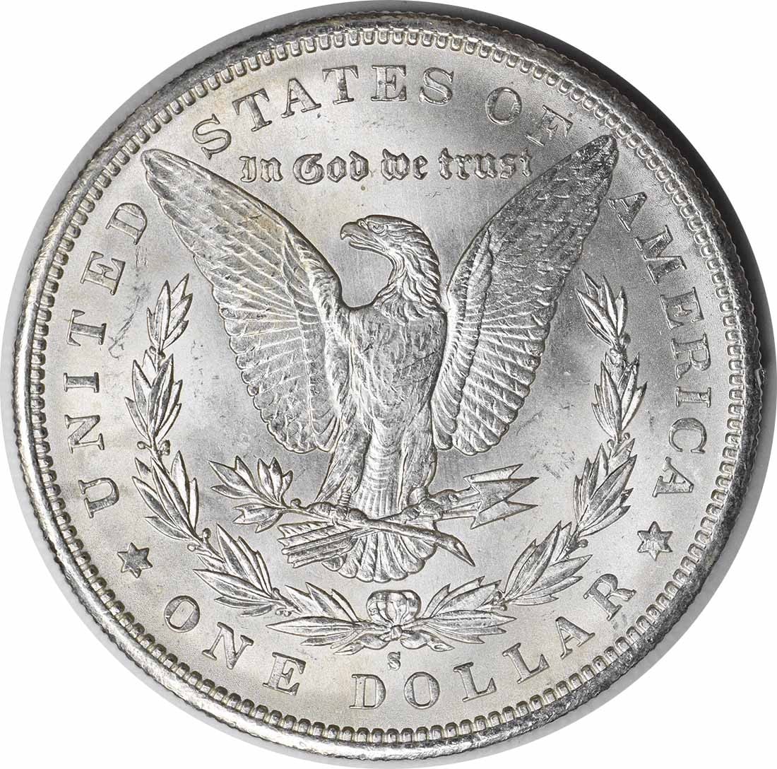 1897-S Morgan Silver Dollar Choice BU Uncertified - 2