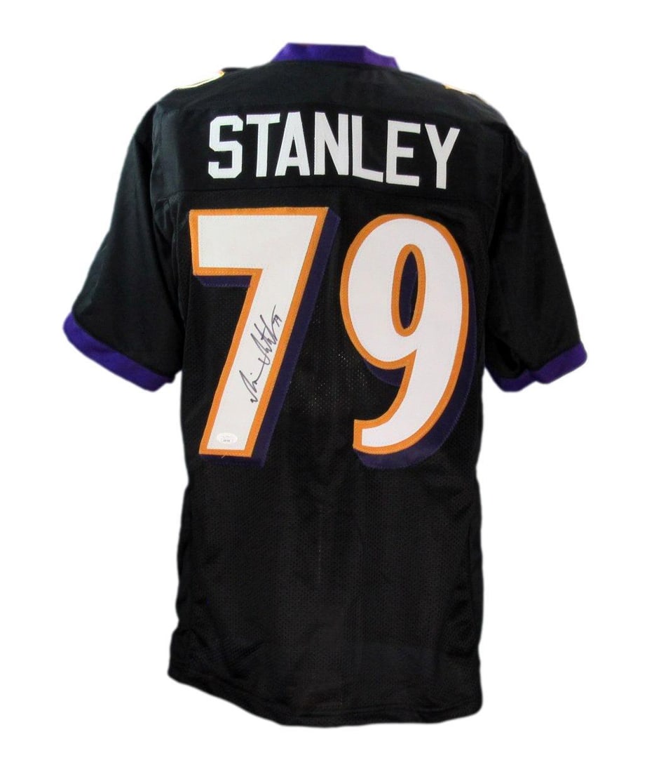 Ravens Custom Autographed Jersey Ronnie Stanley JSA 186824 (1 of 5)