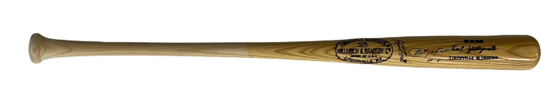 Carl Yastrzemski Autographed Louisville Slugger C271 Bat (Beckett): Carl Yastrzemski Autographed Louisville Slugger C271 Bat (Beckett) Carl Yastrzemski's iconic Louisville Slugger C271 bat bears his signature in blue sharpie across the barrel, accompanied by an inscri