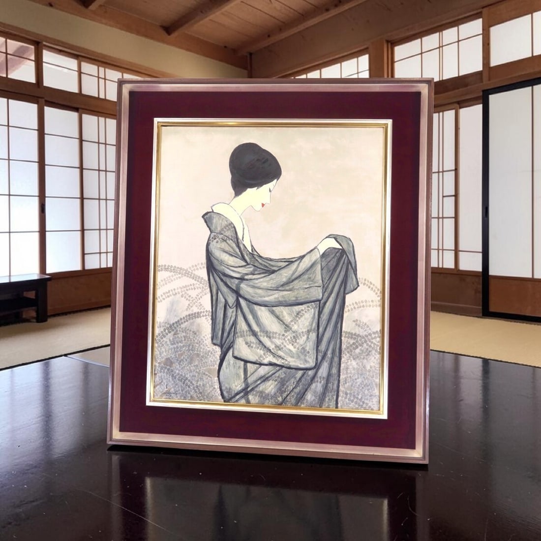 Takazawa Hagi Fujin Keiichi 1963 Lady Oil Painting Japanese F20 Signed Framed: Takazawa Hagi Fujin Keiichi 1963 Lady Oil Painting Japanese F20 Signed Framed Item Specifics: Artist: Keiichi Takazawa Unit Of Sale: Single Piece Signed: Yes Period: Post-War (1940-1970) Title: Hagi