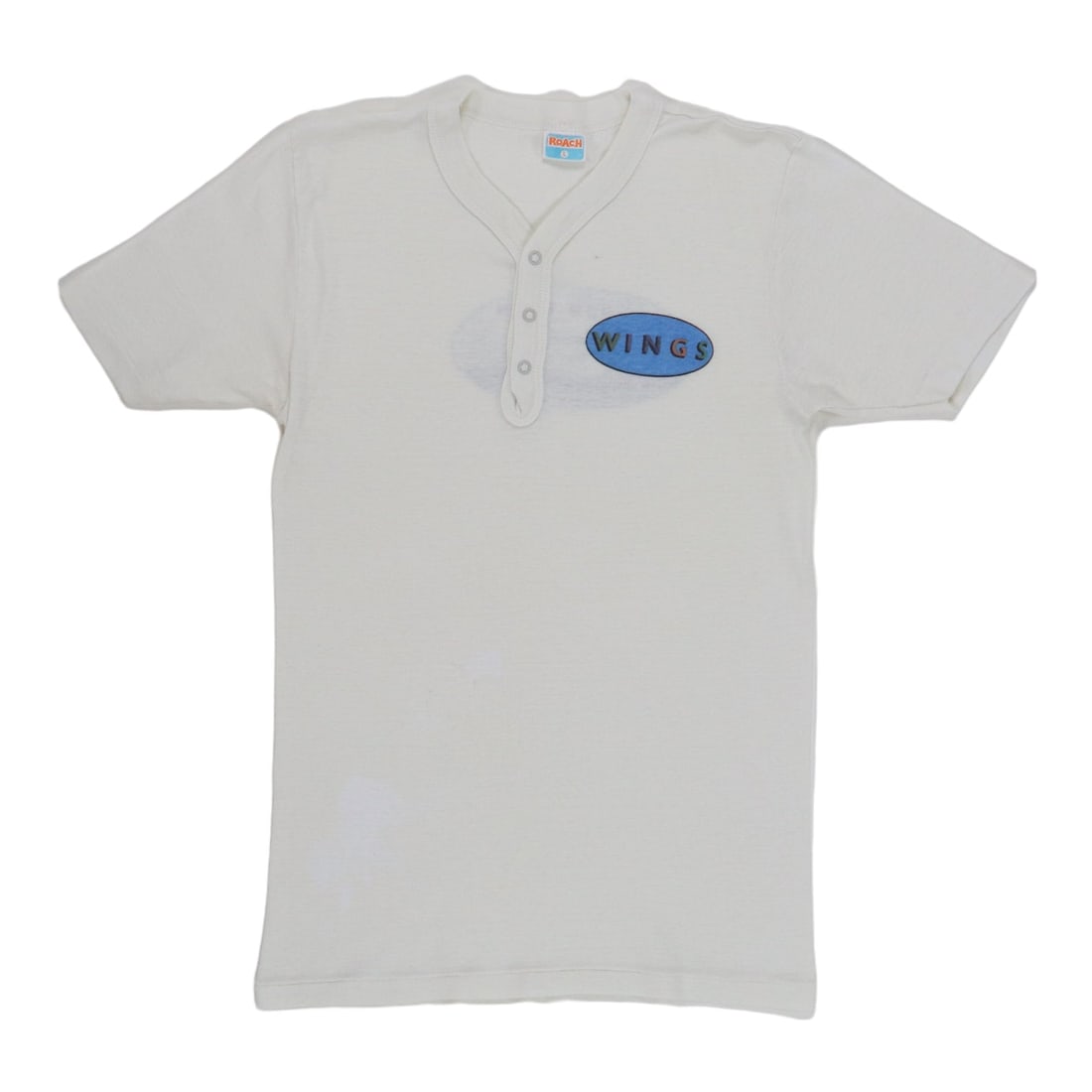 London Town Promo Shirt Paul McCartney Wings 1978: London Town Promo Shirt Paul McCartney Wings 1978 Authentic Paul McCartney Wings Promo Shirt from 1978. This vintage shirt features the iconic Wings logo, a staple of the band's early era, and is a