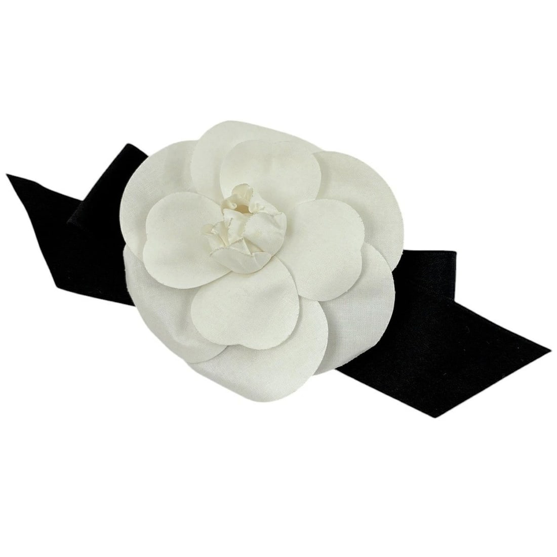 Formal style collectible flower corsage ribbon camellia chanel white black: Formal style collectible flower corsage ribbon camellia chanel white black Item Specifics: Brand: CHANEL Color: NA Country: Japan Product Disclaimer: All collectibles are sold as-is; any grading given