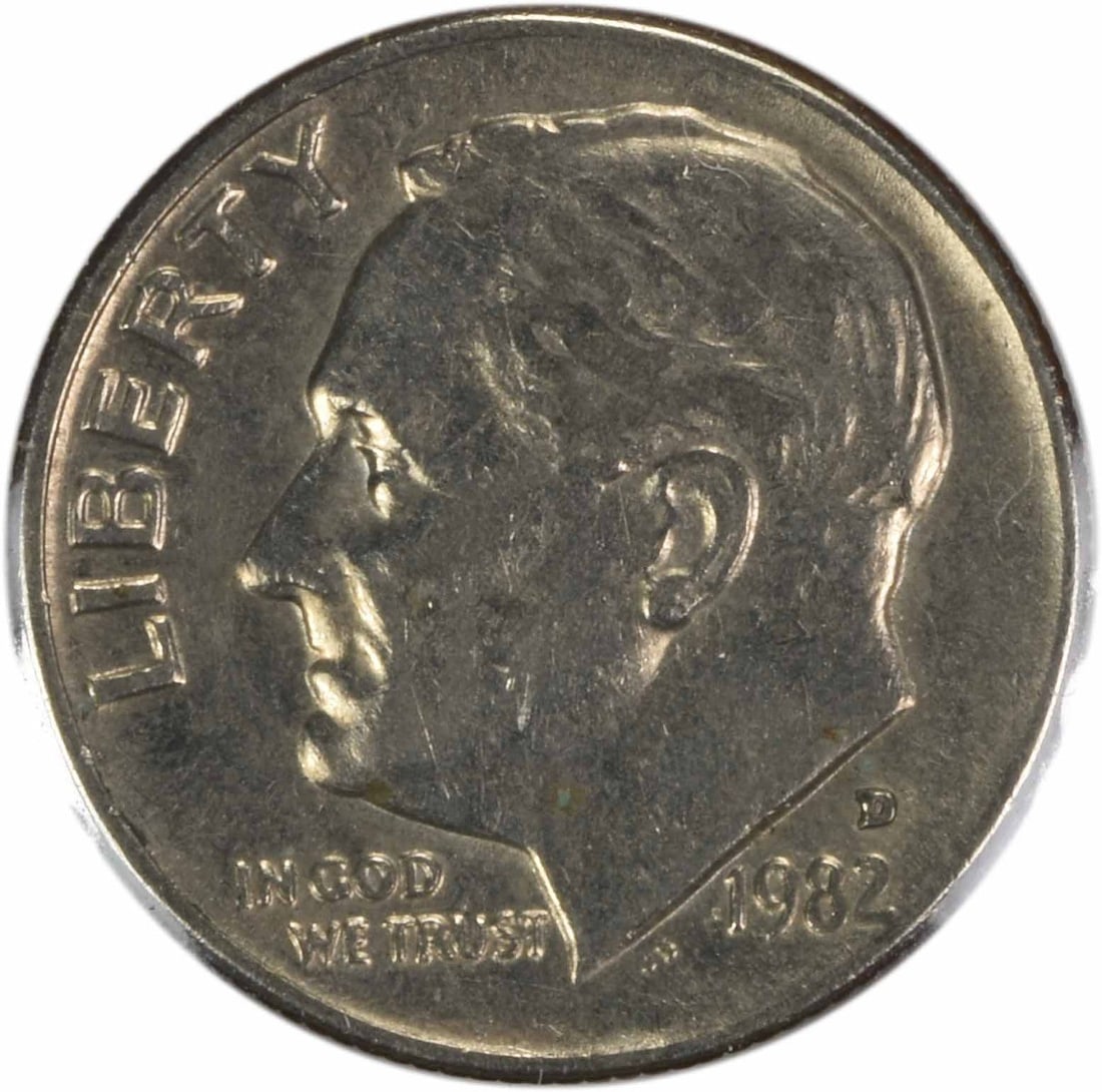 1982-D Roosevelt Dime WRPM 1 D in Trust AU Uncertified (1 of 2)