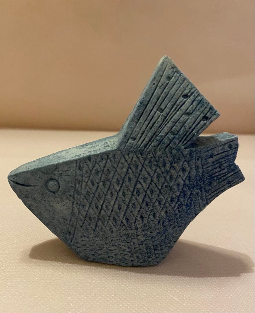 Blue Fish Ceramic Figurine Art Handmade Rare Used Object: Blue Fish Ceramic Figurine Art Handmade Rare Used Object Item Specifics: Brand: Makoto Kagoshima Product Disclaimer: Please review the full description and photos. Lithographs may be plate-signed, han